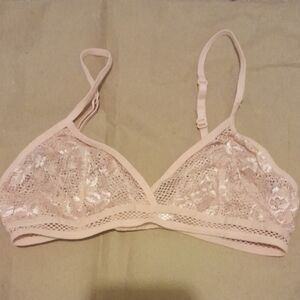 Sears Lace Bralette in Pink